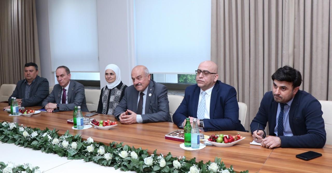 AzMİU məzunu Sami Hijjawi doğma universitetində - FOTOLAR